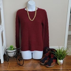 Burgundy SO sweater size S
